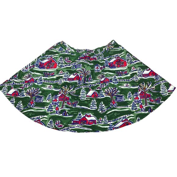Classic Prep Girls Size L Skirt Elsa Sugar Shack Print - Picture 1 of 15